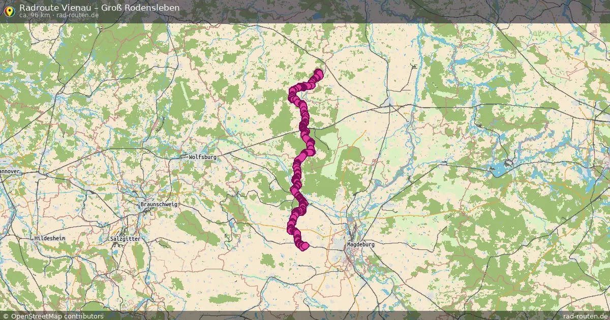 Radtour Vienau – Groß Rodensleben