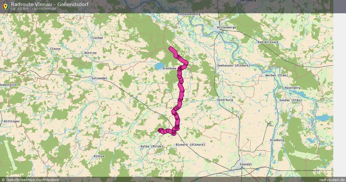 Radtour Vienau – Gollendsdorf