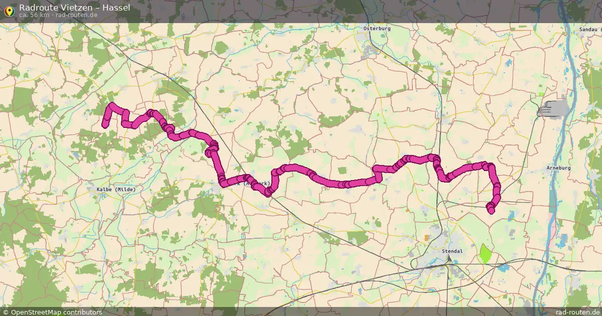Radtour Vietzen – Hassel