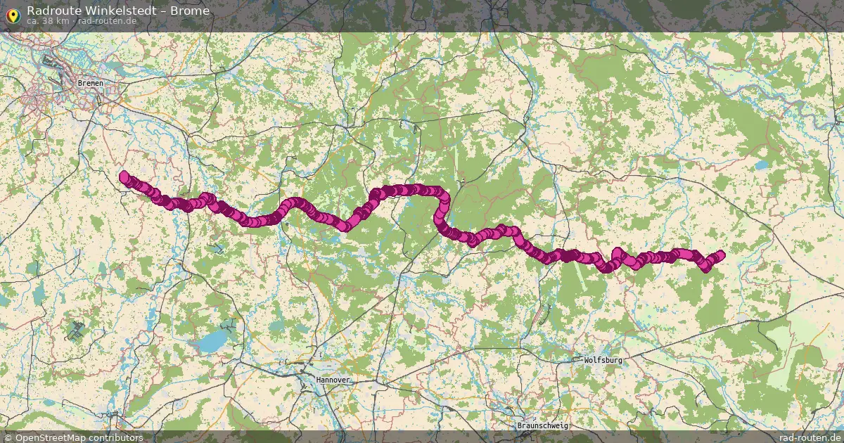 Fahrradroute Winkelstedt – Küsten