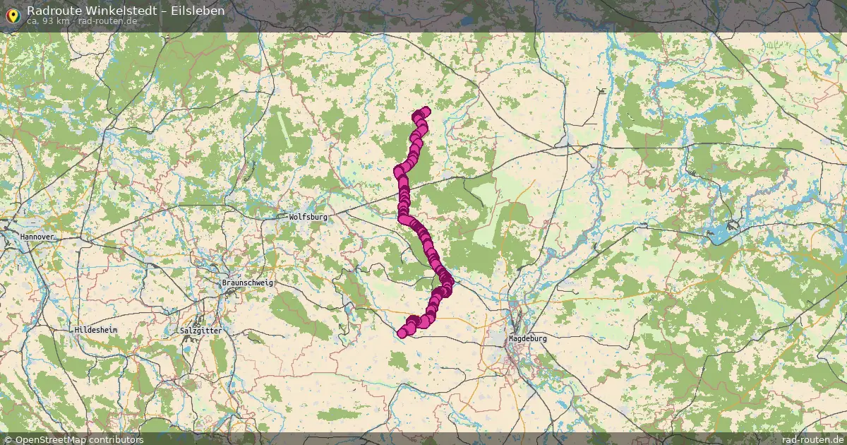 Fahrradroute Winkelstedt – Eilsleben