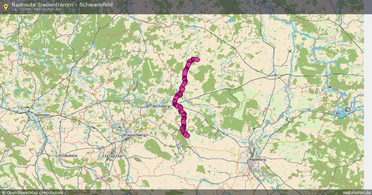 Radtour Siedentramm – Schwanefeld