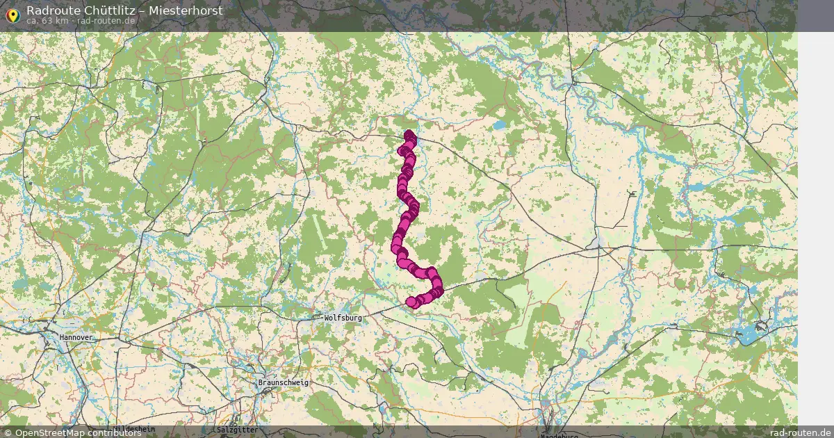 Radtour Chüttlitz – Miesterhorst