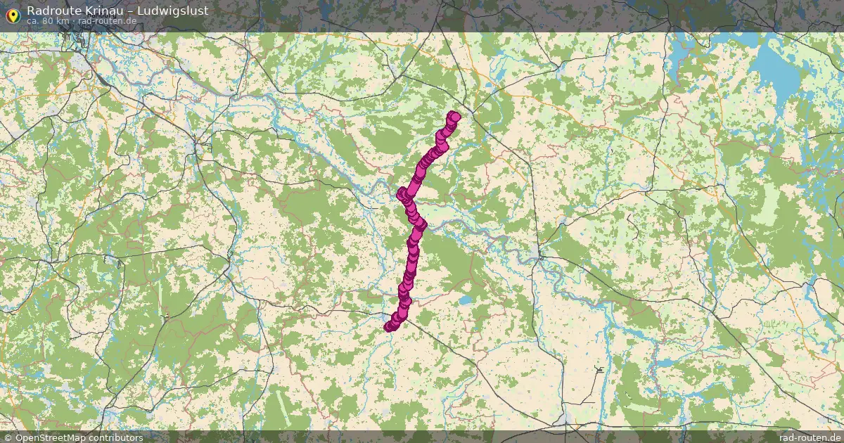 Radtour Krinau – Ludwigslust
