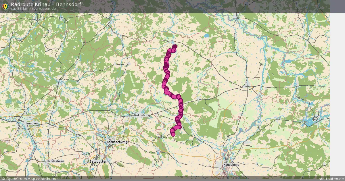 Radtour Krinau – Behnsdorf