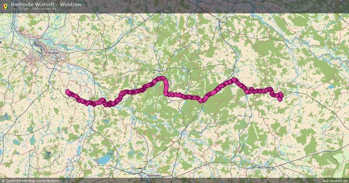 Radtour Wistedt – Ehem. Samtgemeinde Bevensen