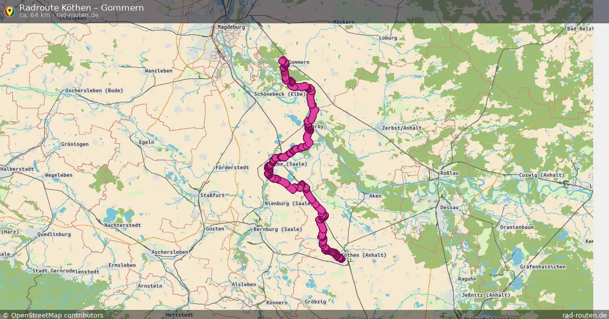Radtour Köthen – Gommern