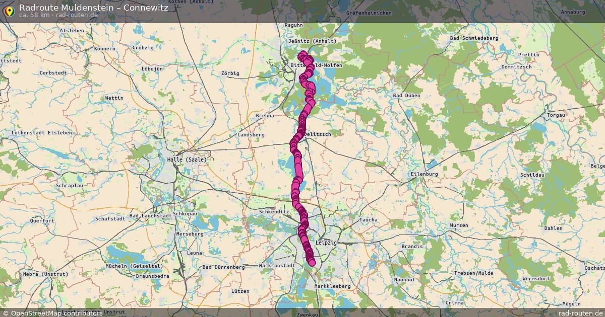 Radtour Muldenstein – Connewitz