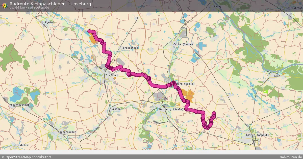 Radtour Kleinpaschleben – Unseburg