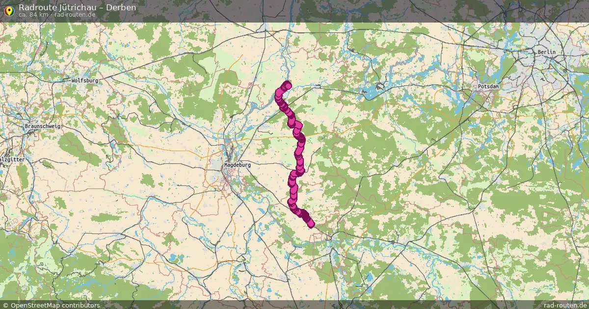 Radtour Jütrichau – Derben