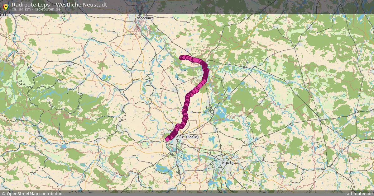 Radtour Leps – Westliche Neustadt