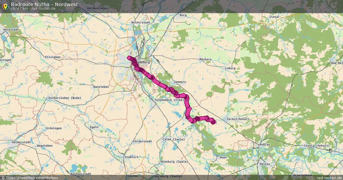 Radtour Nutha – Nordwest