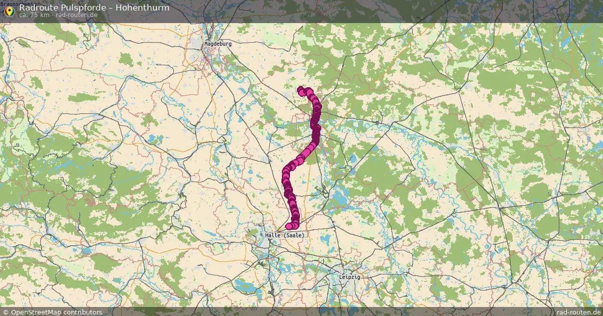 Radtour Pulspforde – Hohenthurm
