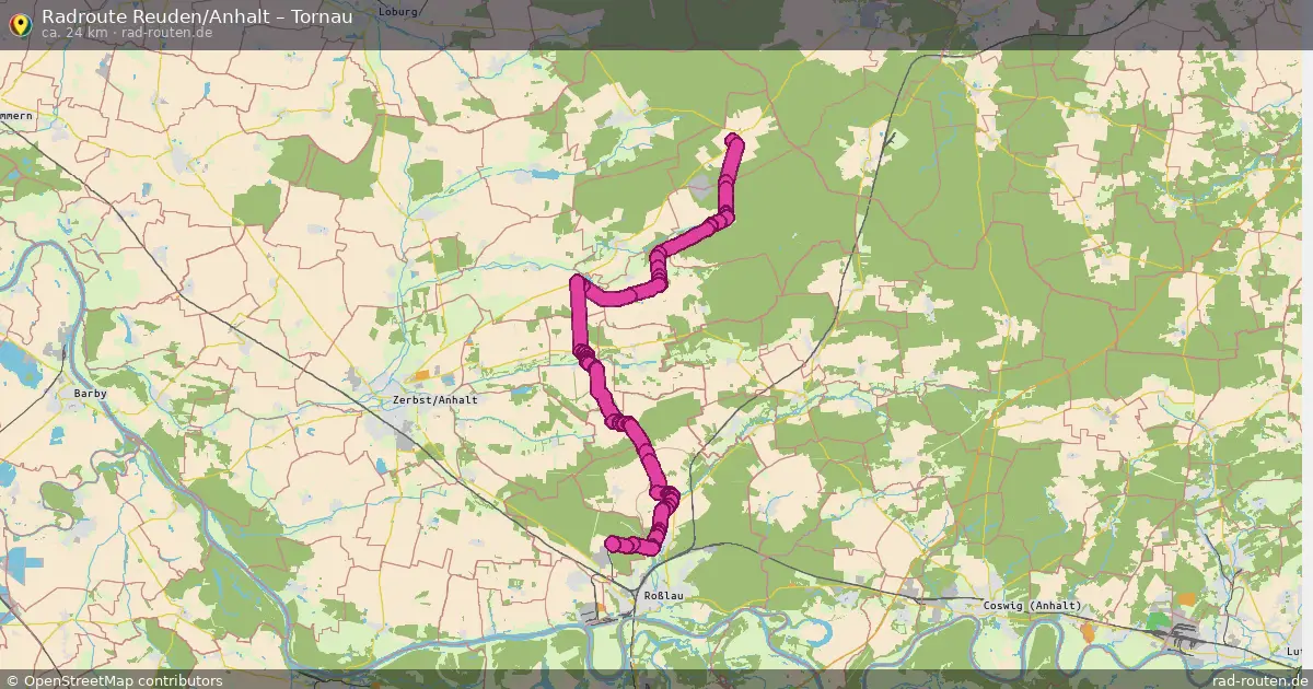 Radtour Reuden Anhalt – Tornau