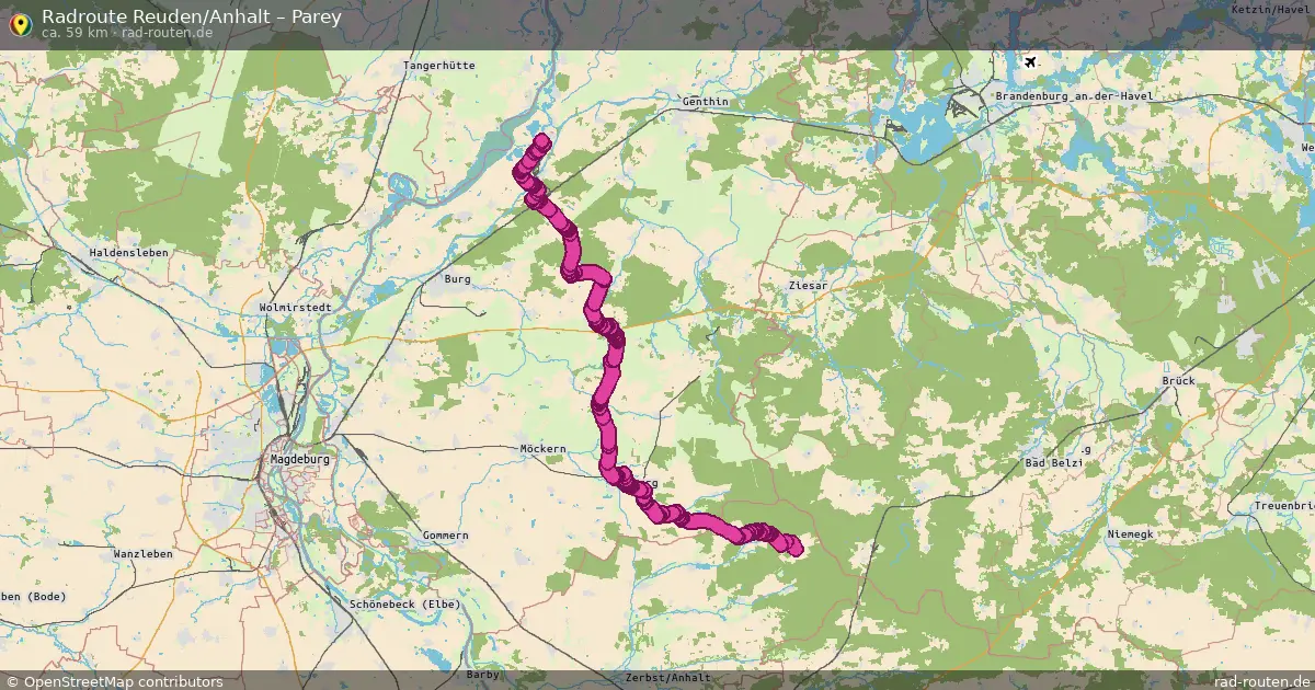 Radtour Reuden Anhalt – Parey