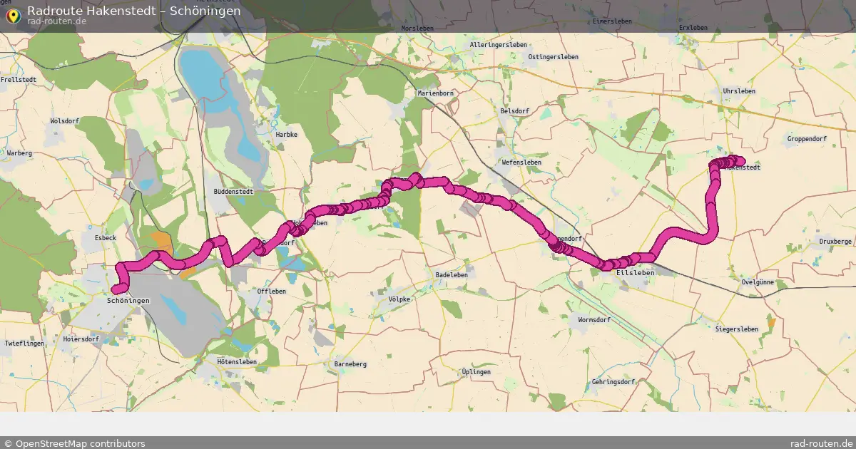 Radtour Hakenstedt – Schöningen