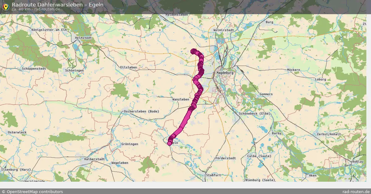 Radtour Dahlenwarsleben – Egeln