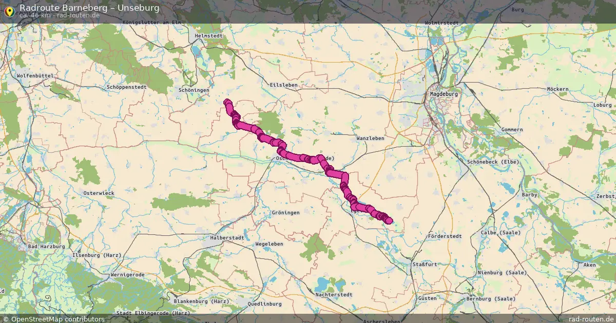 Radtour Barneberg – Unseburg