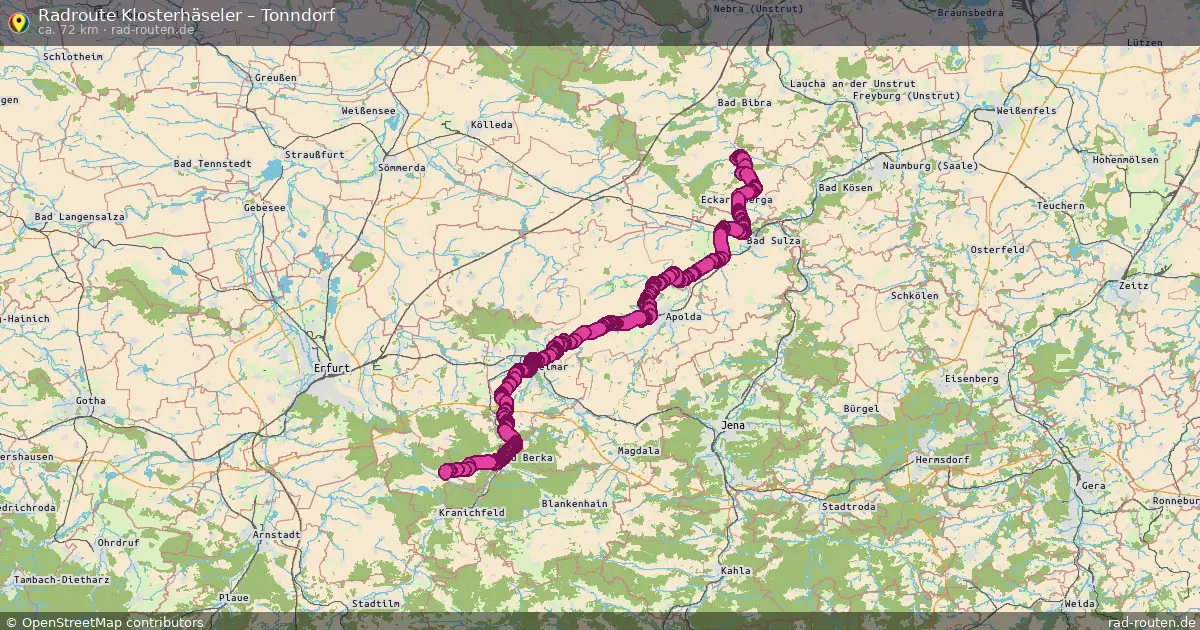 Radtour Klosterhäseler – Tonndorf