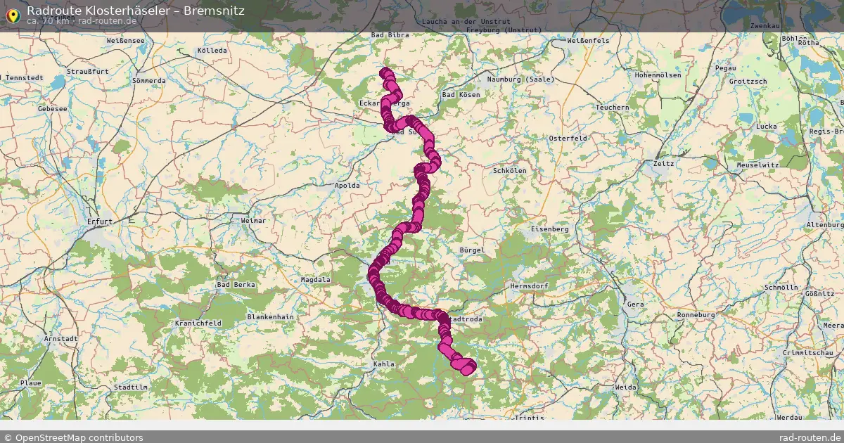 Radtour Klosterhäseler – Bremsnitz