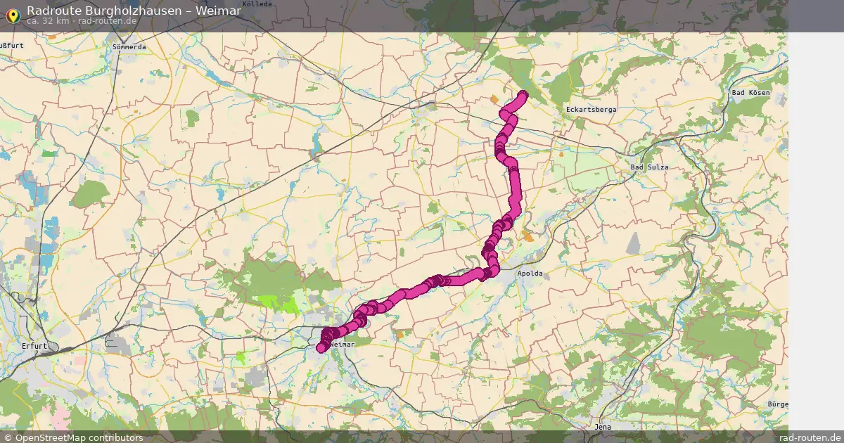 Radtour Burgholzhausen – Weimar