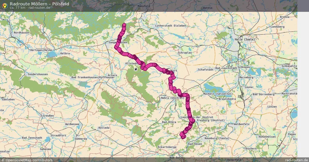 Radtour Möllern – Pölsfeld