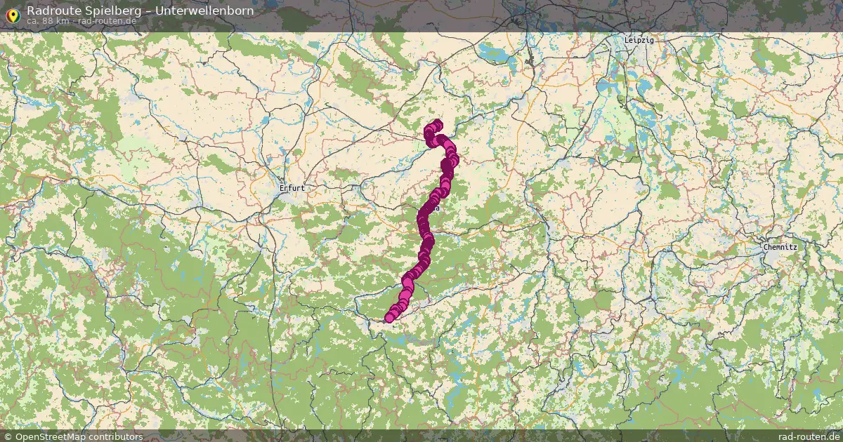 Radtour Spielberg – Unterwellenborn
