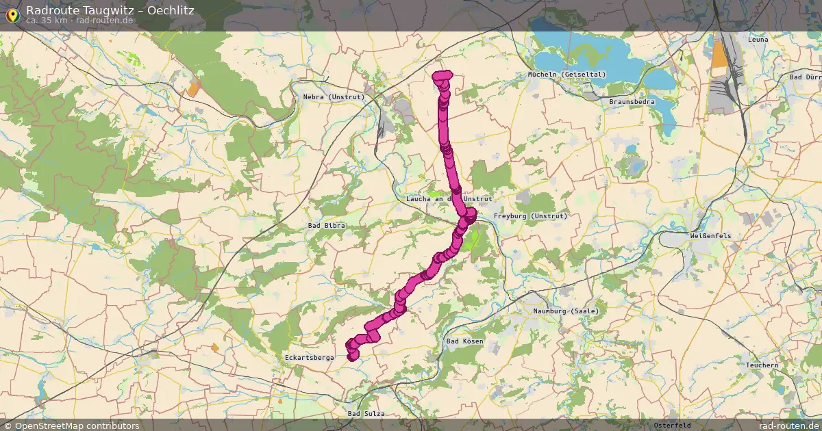 Radtour Taugwitz – Oechlitz