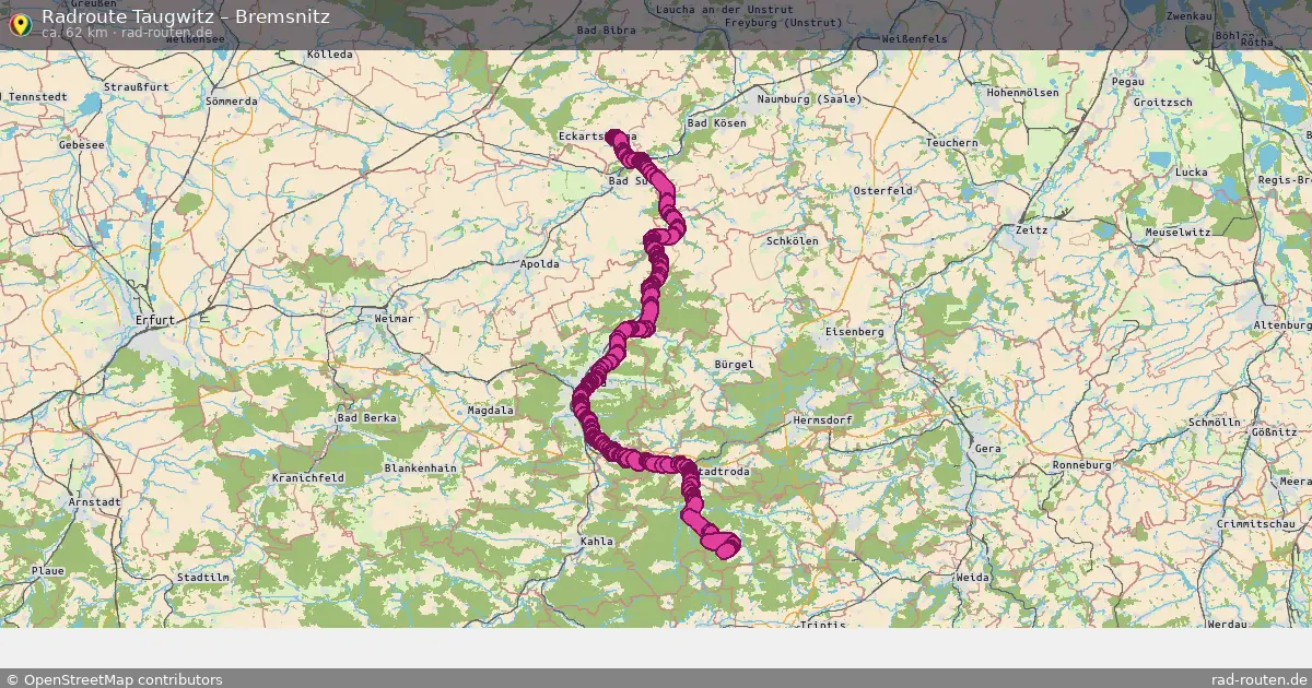 Radtour Taugwitz – Bremsnitz
