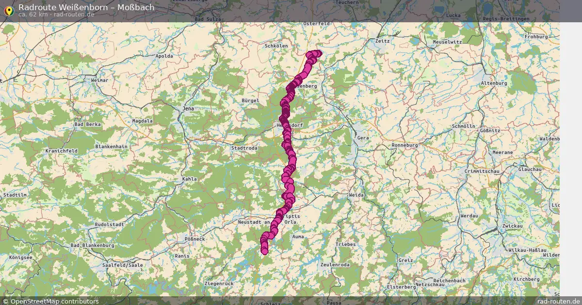 Radtour Weißenborn – Moßbach