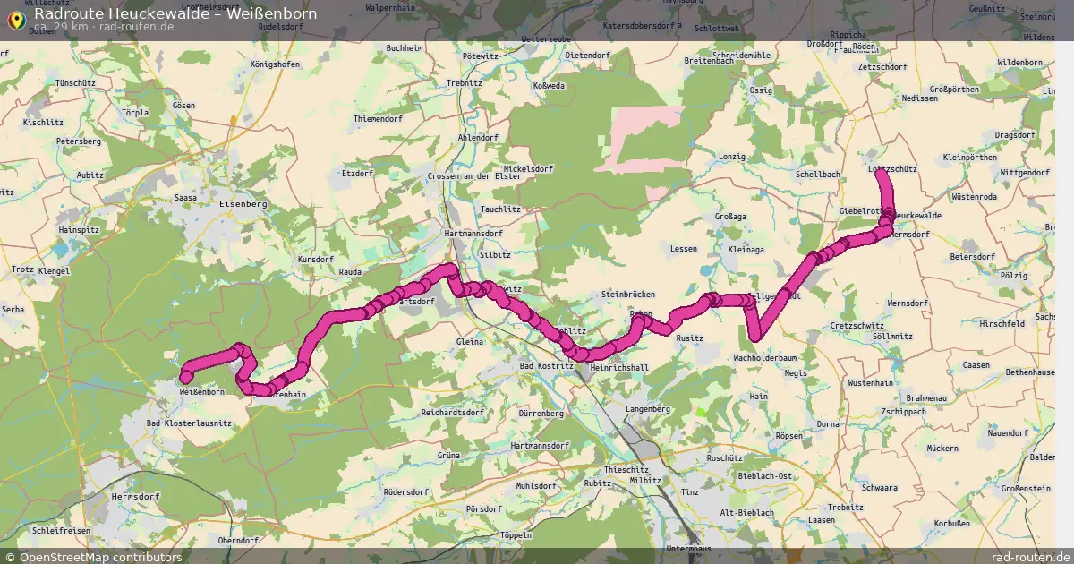 Radtour Heuckewalde – Weißenborn