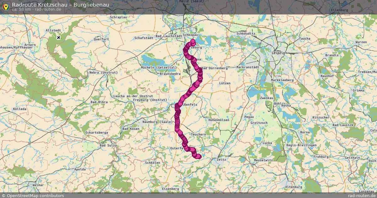Radtour Kretzschau – Burgliebenau