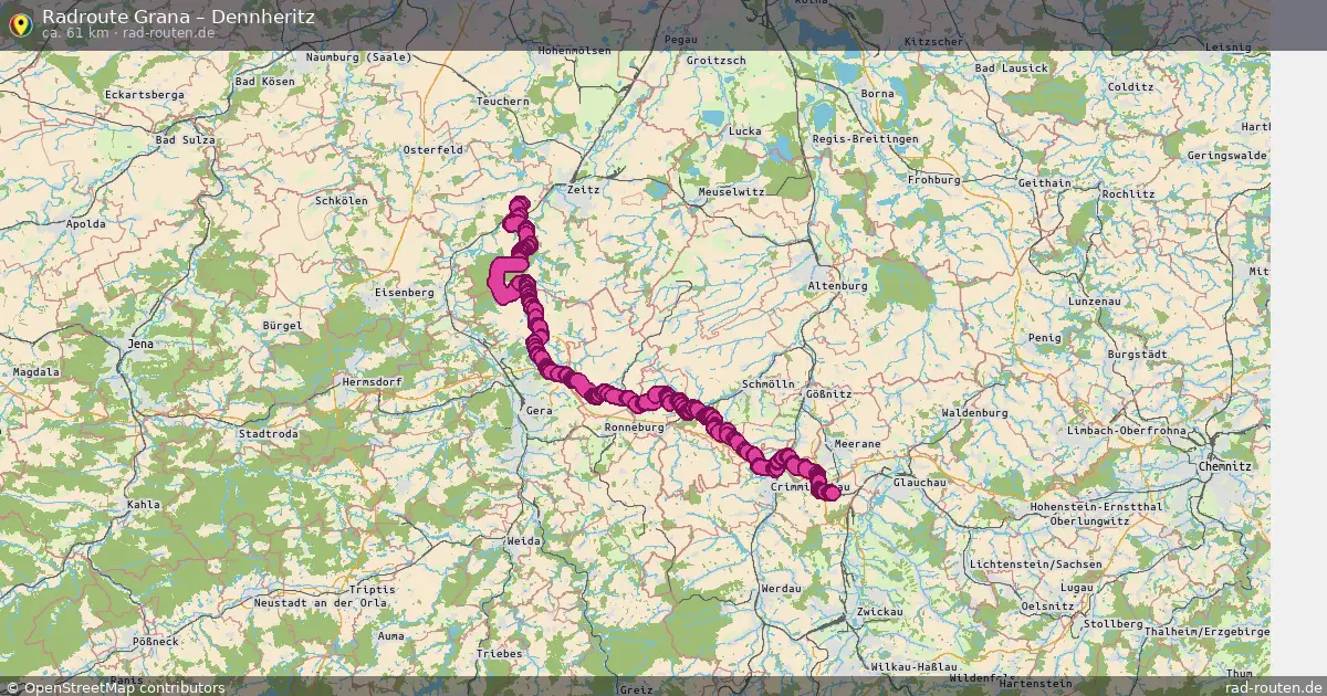 Radtour Grana – Dennheritz