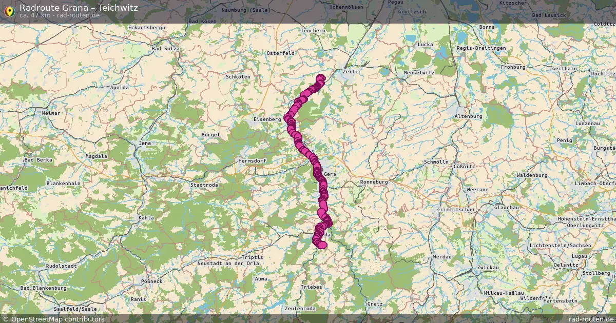 Radtour Grana – Teichwitz