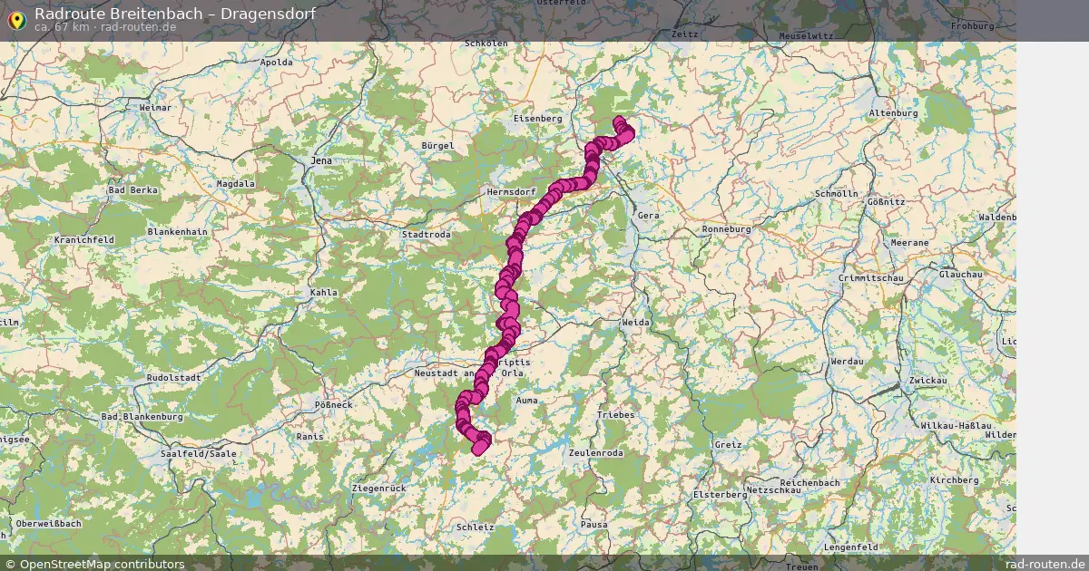 Radtour Breitenbach – Dragensdorf