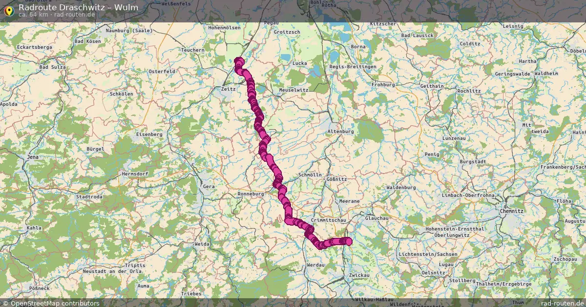 Radtour Draschwitz – Wulm