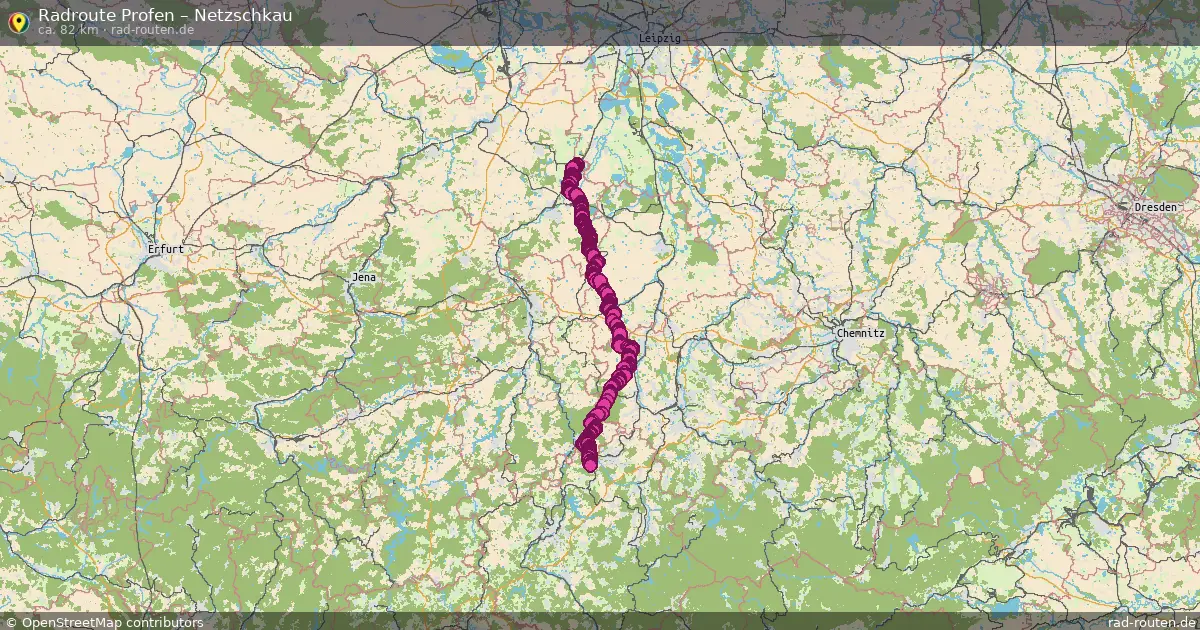 Radtour Profen – Netzschkau