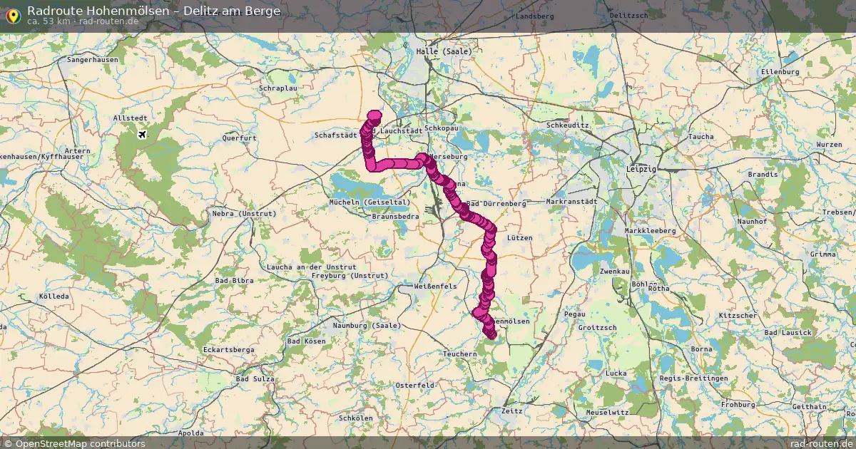 Radtour Hohenmölsen – Delitz Am Berge