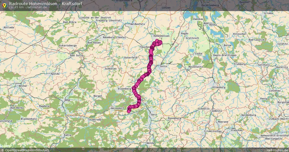 Radtour Hohenmölsen – Kraftsdorf