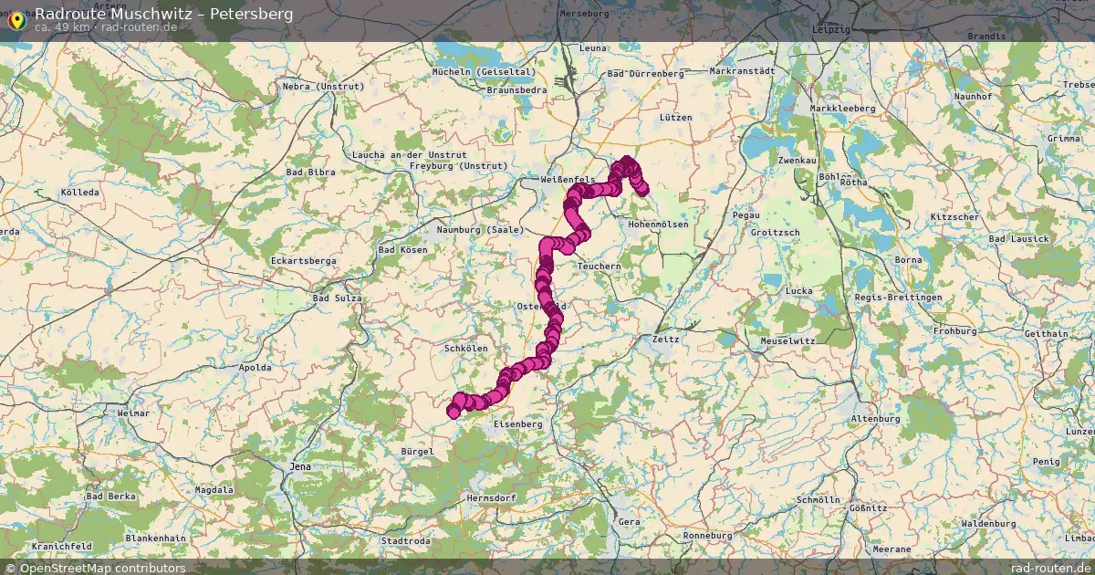 Radtour Muschwitz – Petersberg