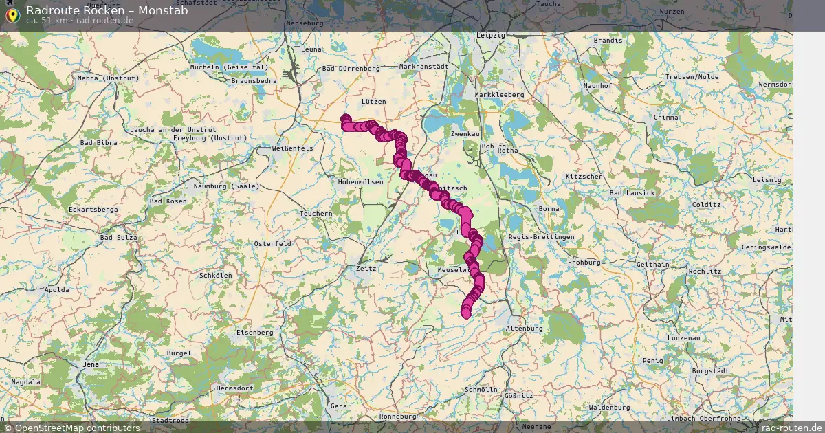 Radtour Röcken – Monstab