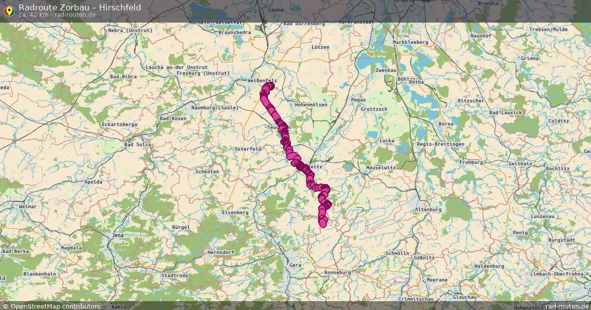 Radtour Zorbau – Hirschfeld