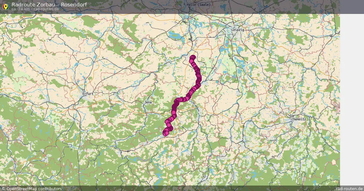 Radtour Zorbau – Rosendorf