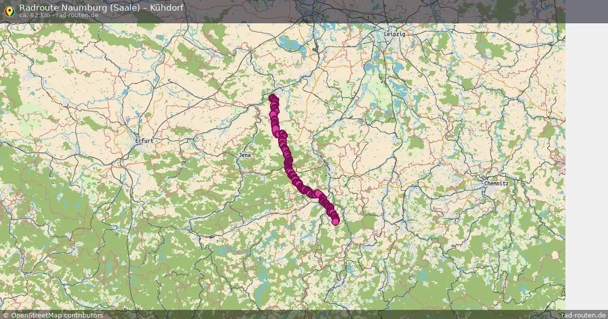Radtour Naumburg (Saale) – Kühdorf