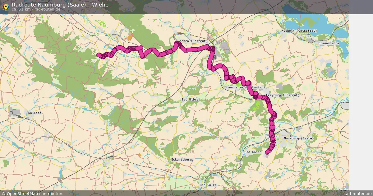 Radtour Naumburg (Saale) – Wiehe
