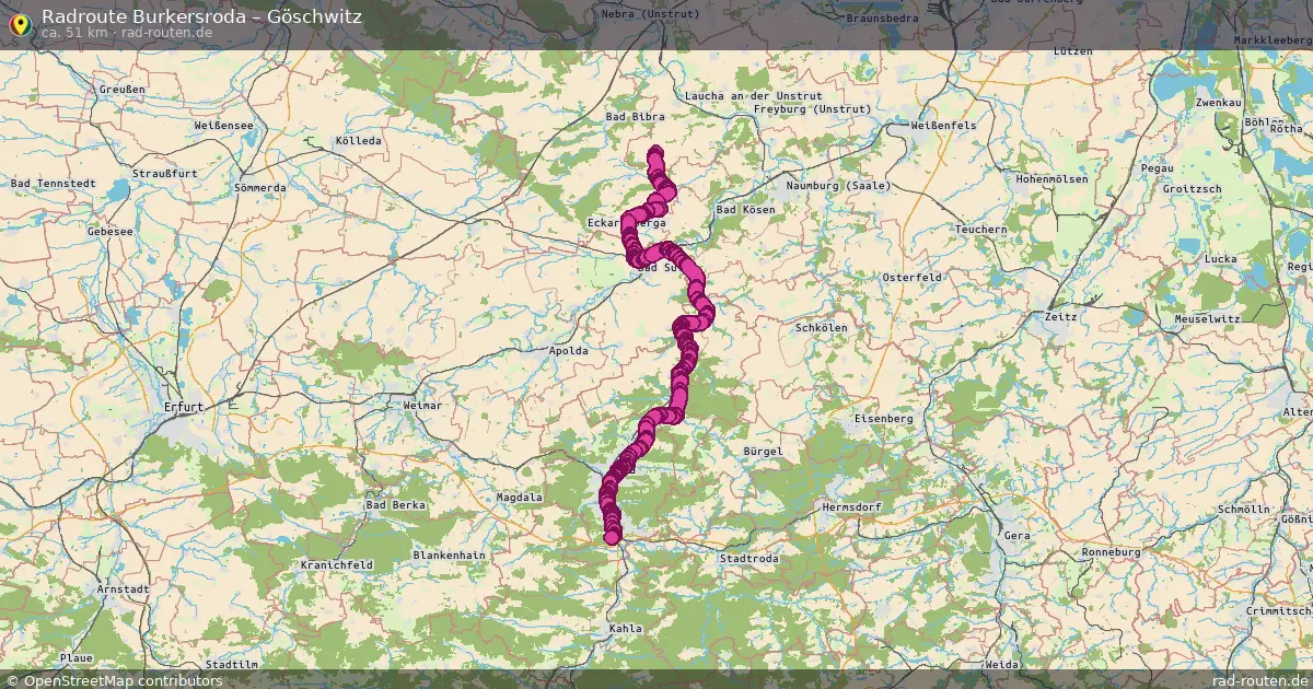 Radtour Burkersroda – Göschwitz