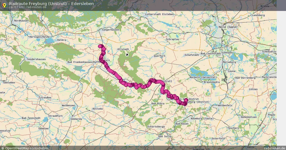 Radtour Freyburg (Unstrut) – Edersleben