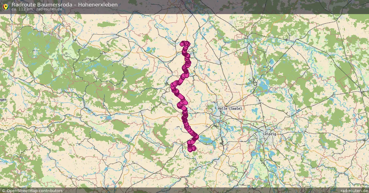Radtour Baumersroda – Hohenerxleben