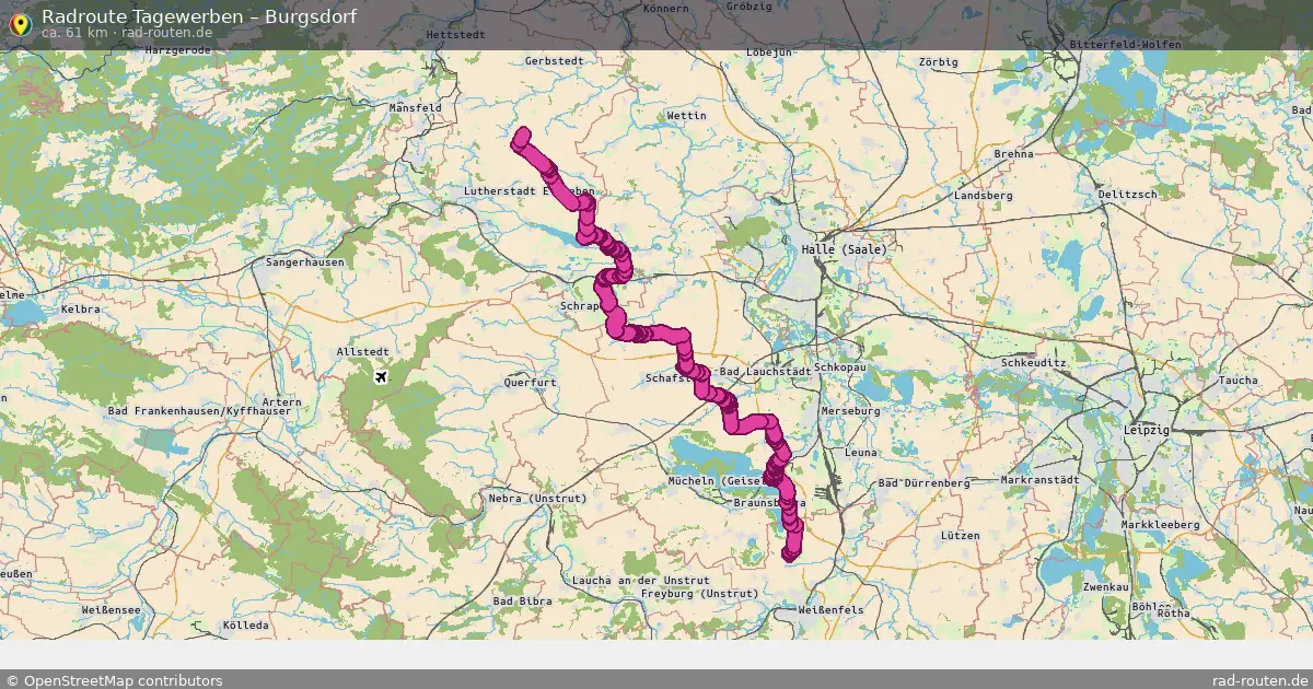 Radtour Tagewerben – Burgsdorf