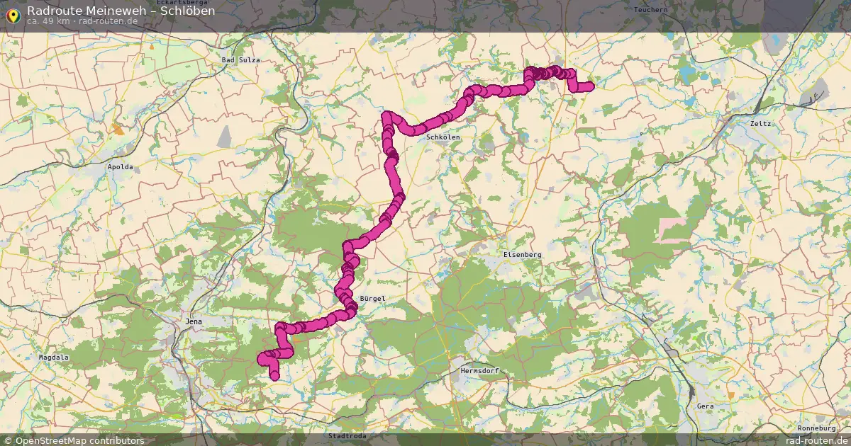 Radtour Meineweh – Schlöben